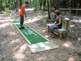  短暂的高尔夫休息 